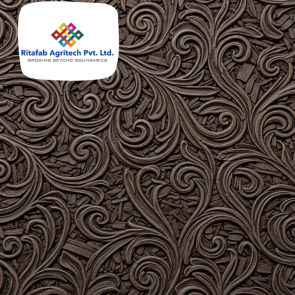 Embossed mulch