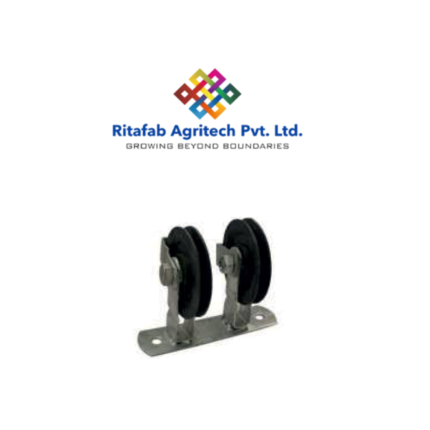 Double Curtain Pulley with Bearing