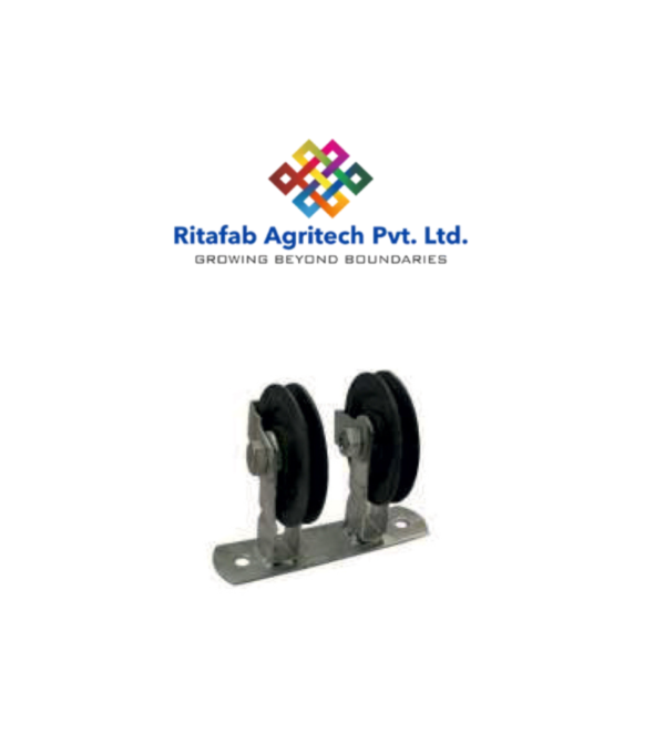 Double Curtain Pulley with Bearing